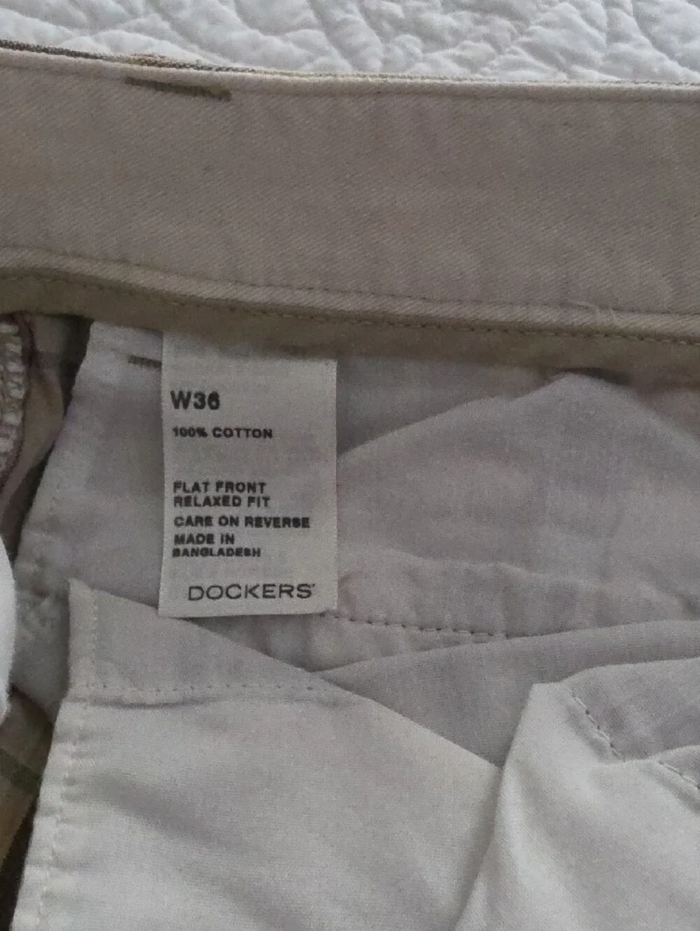 Dockers Plaid Cargo Shorts in Tan, Olive and Red Stripe